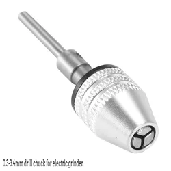 0.3-3.4mm Dremel accessori smerigliatrice elettrica Keyless Drill Chuck s adattatore convertitore albero gambo per Dremel Twist Drill Chuck