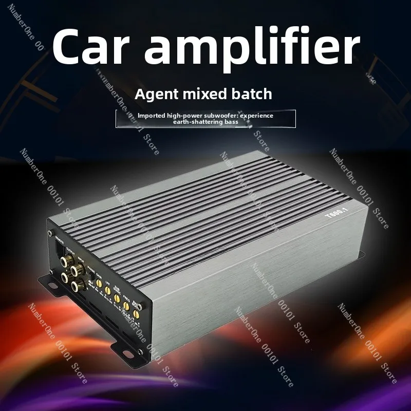 Car audio restoration high power single channel push speaker aluminum alloy car single channel 4 channel amplifier