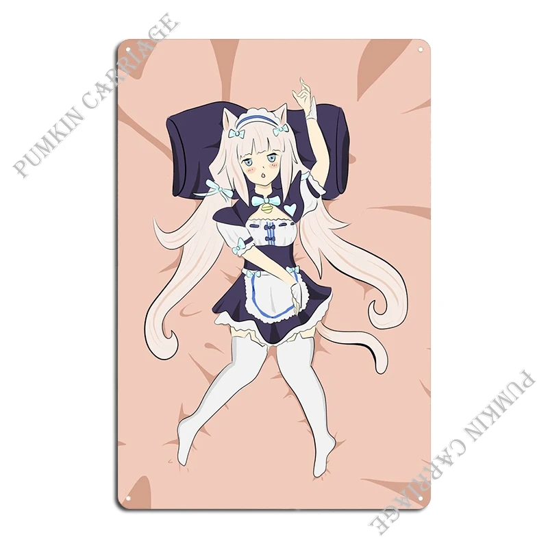 Vanilla Nekopara Metal Plaque Poster Decoration Decoration Cinema Wall Cave Tin Sign Poster