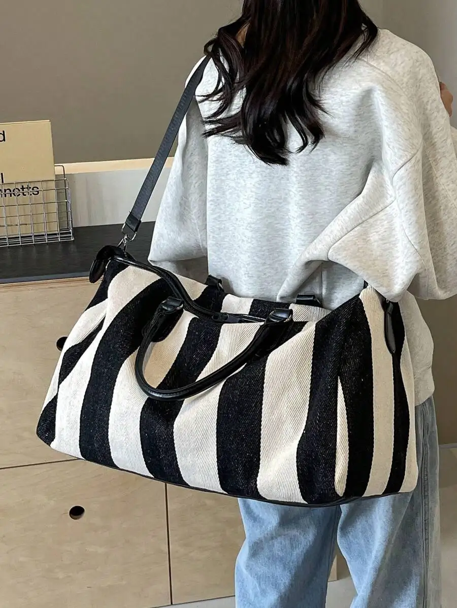 Travel Bag With High-End Feel, Beach Bag, Versatile, Gym Bag, Portable, Lightweight, , Stylish, For Home, For Outdoor, Daily Use, Summer
