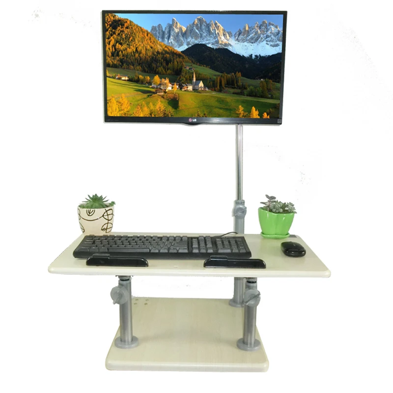 IoT standing desk, standing computer desk, liftable, movable, hanging small table can be customized