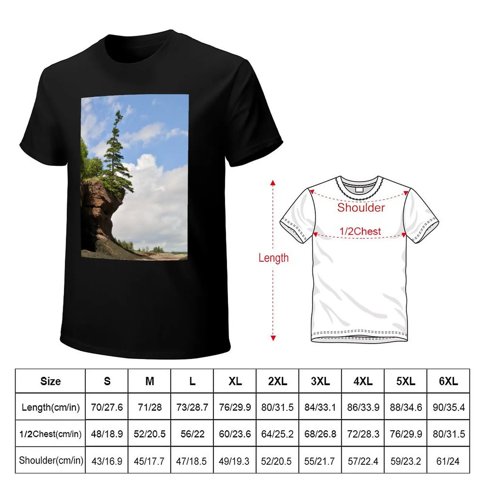 Hopewell Rocks, New Brunswick, Canada T-Shirt korean fashion graphics aesthetic clothes mens cotton t shirts