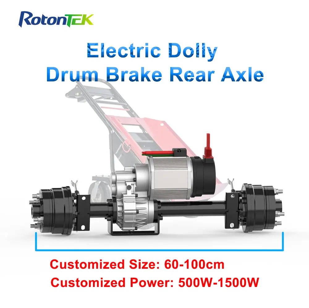 24V Electric Dolly Customizable Permanent Magnet Rear Transaxle Controllers Brushless DC Motor Drive Axle One-Stop Solutions