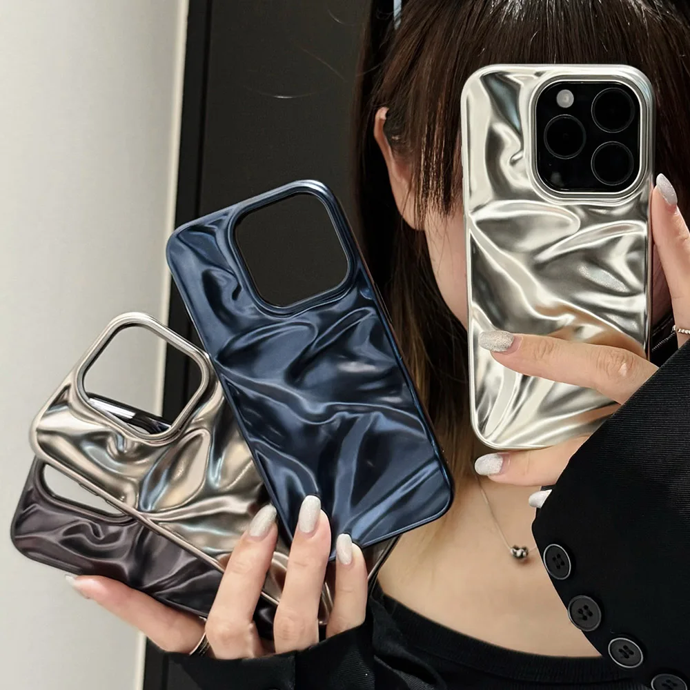 غطاء TPU غير لامع لهاتف iPhone ، طلاء حافظة ، ورق شفاف ، فضي ، أرجواني ، أزرق ، غلاف هاتف فاخر لهاتف iPhone 15 ، 14 ، 13 ، 12 ، 11 ، Pro ، Max
