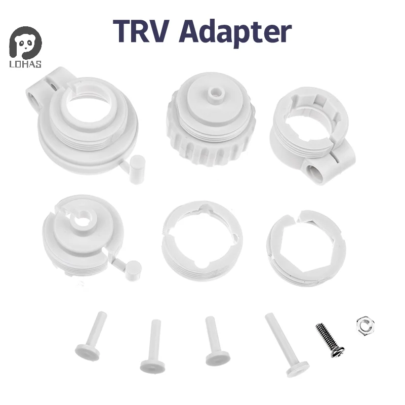 Adapters Tuya Radiator TRV Adaptor Smart Thermostatic Radiator Valve Suit For M30*1.5 TRV602/TRV604/TRV601/TRV603