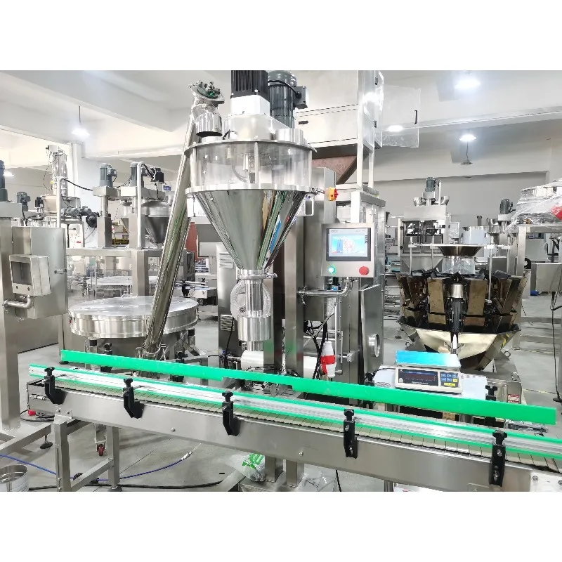 Automatic 500g Spice Powder Filling Machine Coffee Chilli Cumin Bottle Filler for Home And Kitchen Use