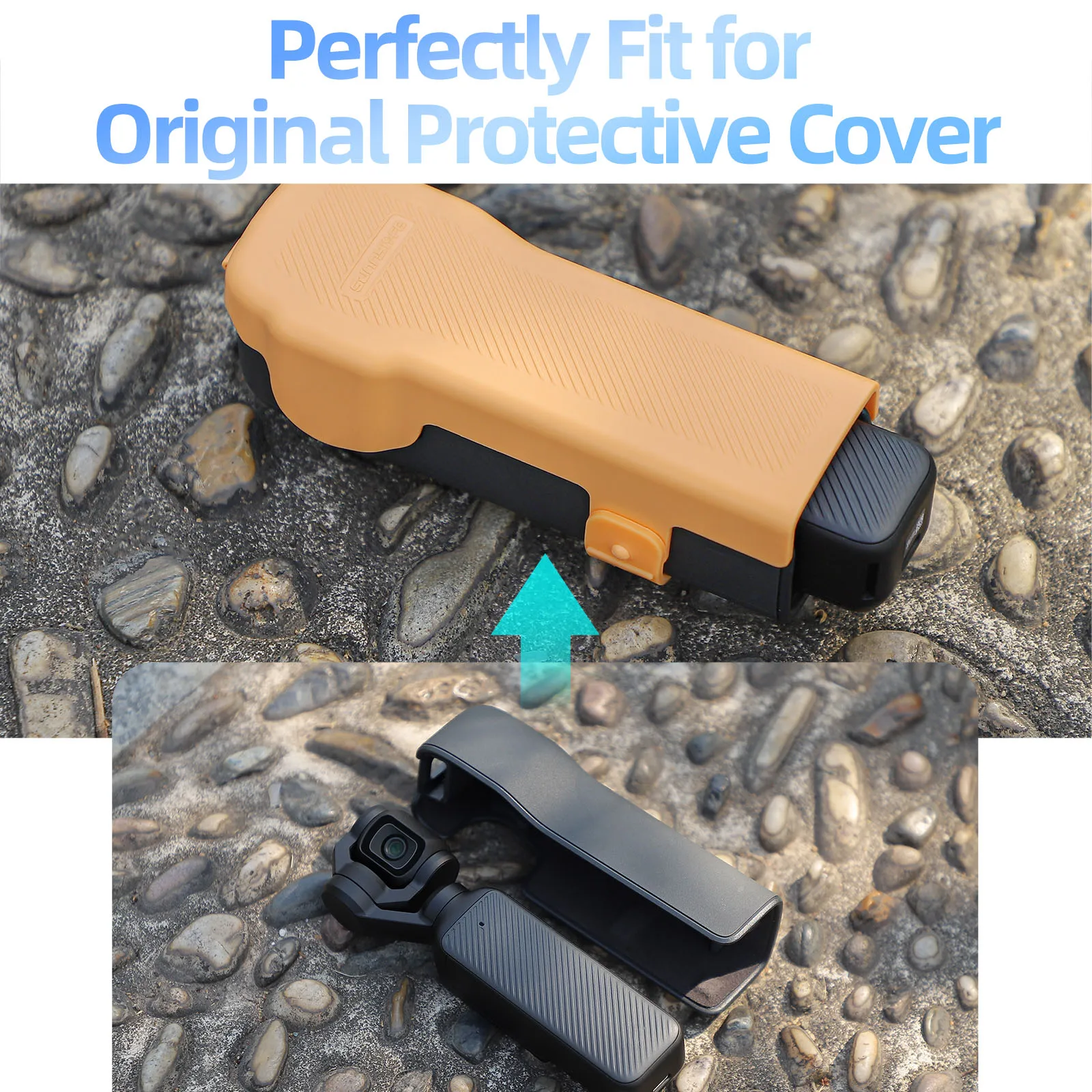 Пластиковый красочный чехол для защиты объектива камеры для DJI Osmo Pocket 3, верхняя крышка с защитой от падения и шейным ремешком для хранения фильтра