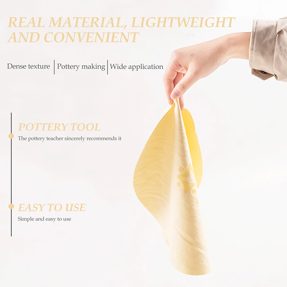 

2pcs Pottery Throwing Cloth Reusable Clay Mat for DIY Crafts Clay Making Pottery Tools for Ceramic Artisans