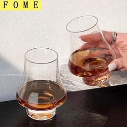 1/2/4/6pcs Crystal Glass Whiskey Cup Set Clear Lead Free Beer Drinking Glasses Scotch Liquor Barware Spirits Wine Glasse 250m