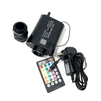 光纖星空頂燈套裝,藍牙APP控制,星空汽車LED兒童房RGB彩色燈,APPW 12V射頻控制 8 最佳銷售 星光頂篷套件 - №5