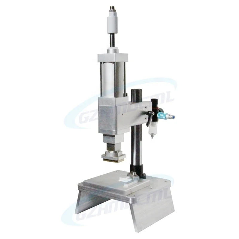 logo printing pneumatic manual soap press machine