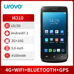 UROVO I6310 Android PDA Handheld Terminal NFC Data Collector with Bluetooth WiFi GPS 2D Barcode Scanner for ERP Express Universa