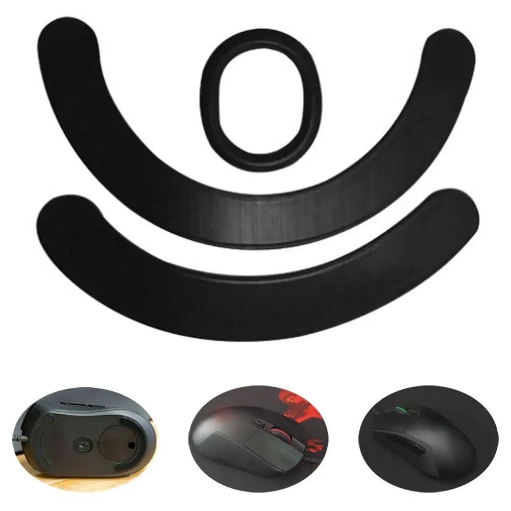 2 Sets/pack Tiger Gaming Mouse Feet Mouse Skate For Logitech G403 G603 G703 Gaming Mouse Black Mouse Glides Curve