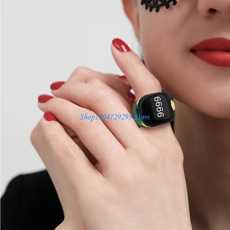 

Y2GD водонепроницаемые кольца для тасбиха зикра с 3 регулируемыми размерами, цифровые кольца для счетчика молитв, напоминание о