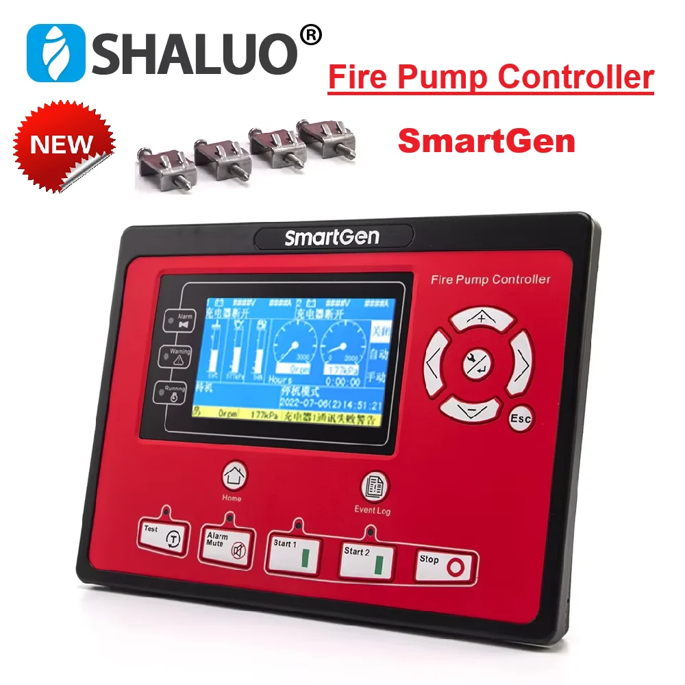 Smartgen FPC915 Diesel Engine Driven Fire Pump Controller Fire Pump Systems Engine Control Module For Generator Parts