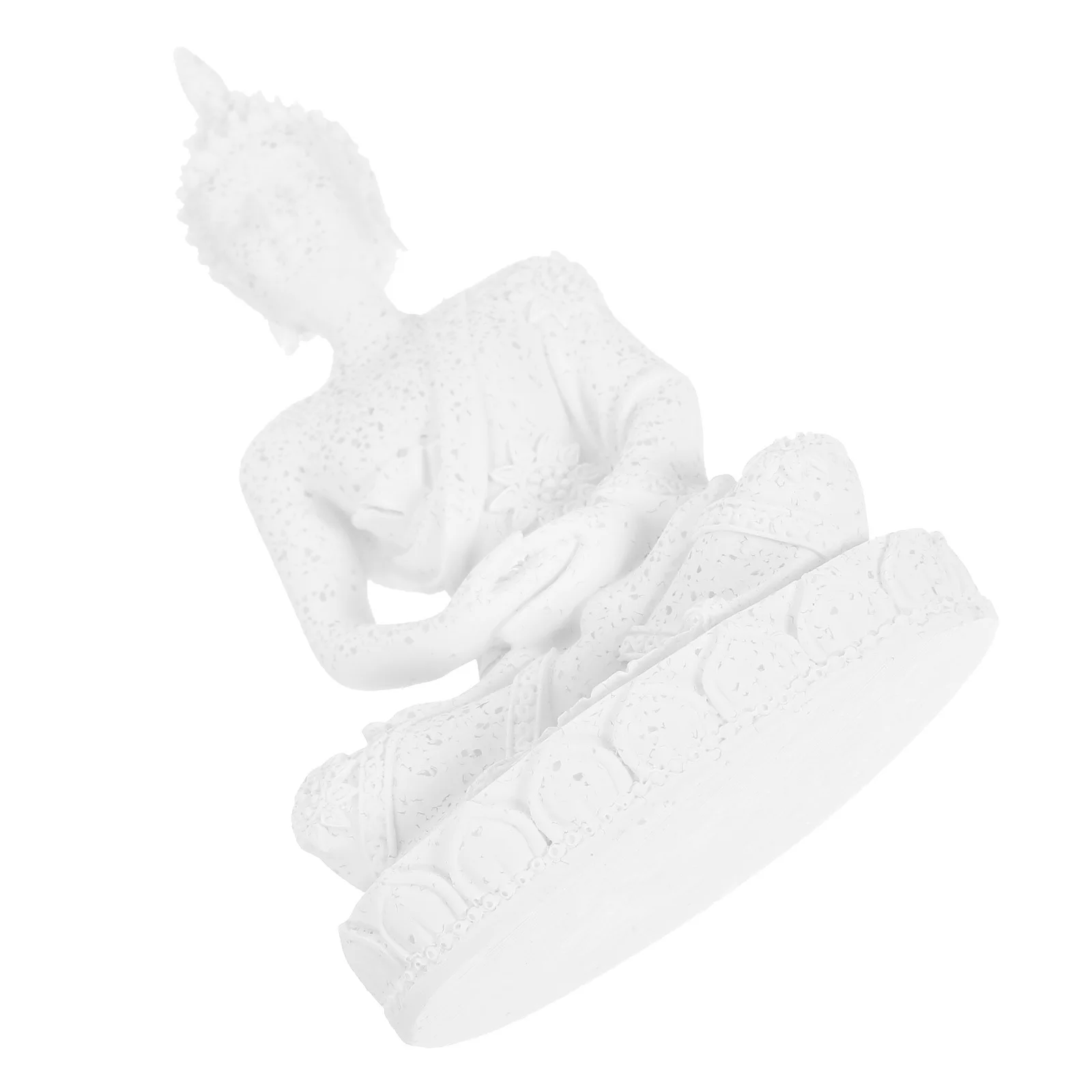 

Small Resin Buddha Statue Meditation Sculpture Retro Desktop Decor Indoor Outdoor Buddha Sculpture for Home Office