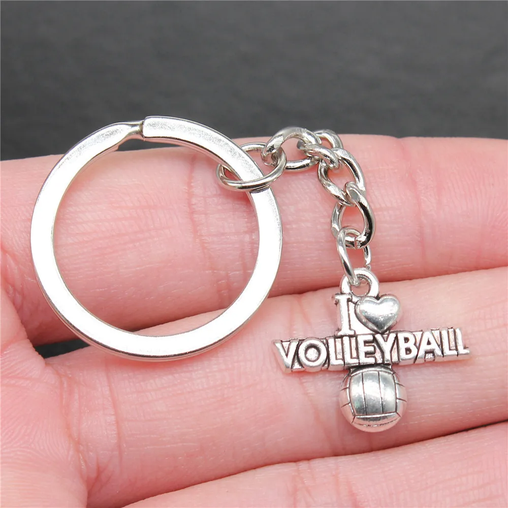 Keychains 28Mm Ring I Love Tags Funny Jewellery