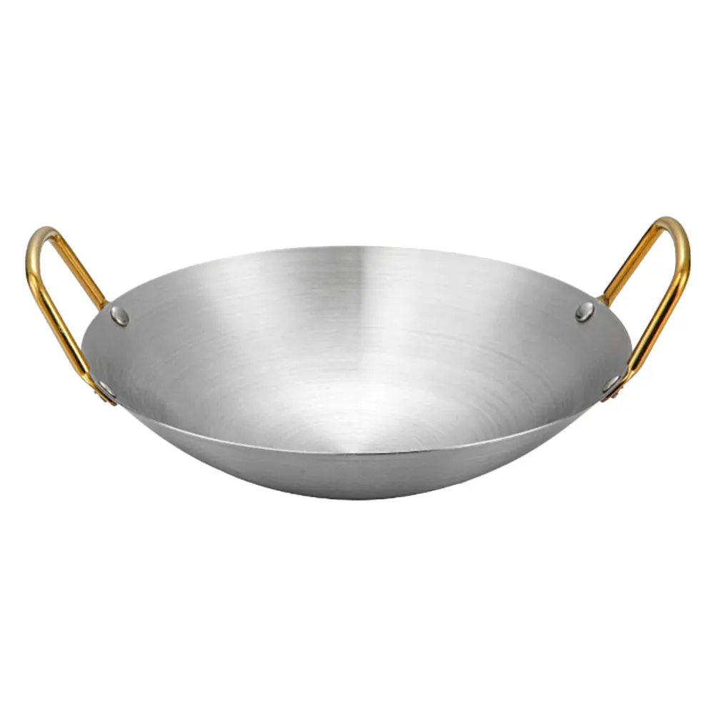 

Thickened Stainless Steel Pot 22cm Non-stick Easy Clean Anti-rust Kitchen Cooking Utensil Household Dry Hot Pot