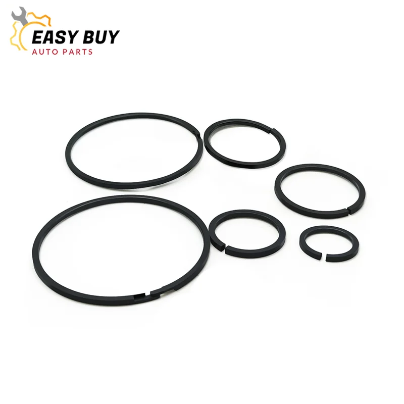 

6PCS AL4 DPO Transmission Oil Seal Rings Kit Fits For Peugeot 206 207 307 40 Citroen Renault