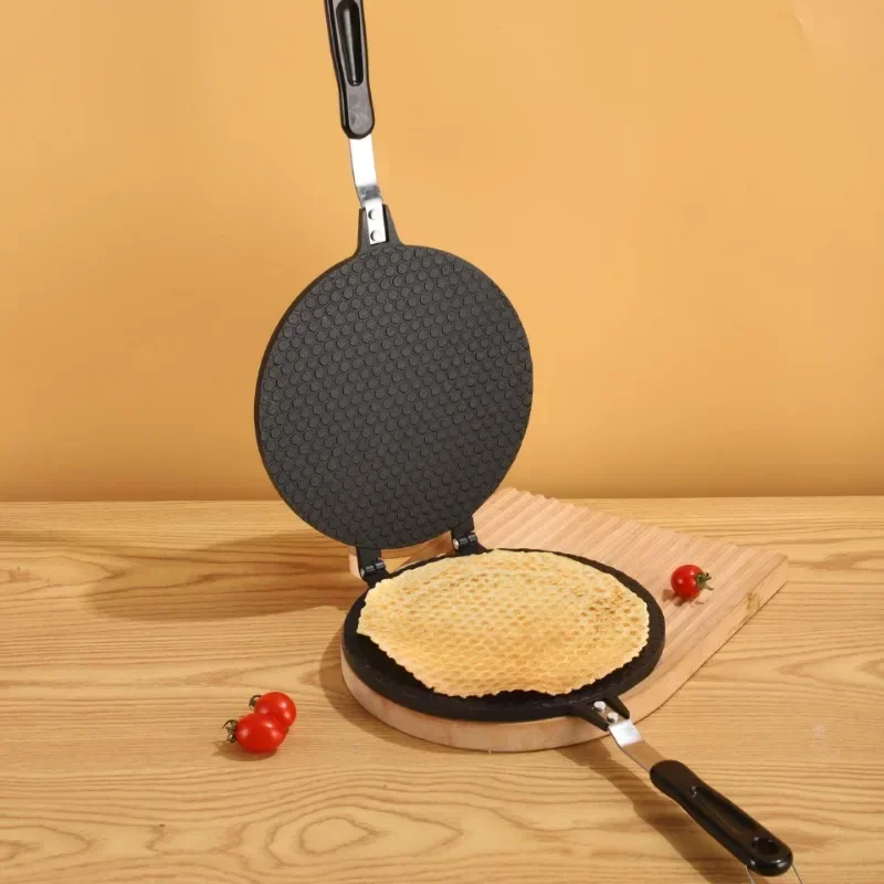 

Double-sided Nonstick Waffles Cone Pancakes Press Make Mold, Omelet Egg Roll Waffles Bread Baking Pan, Kitchen Bakeware Utensils