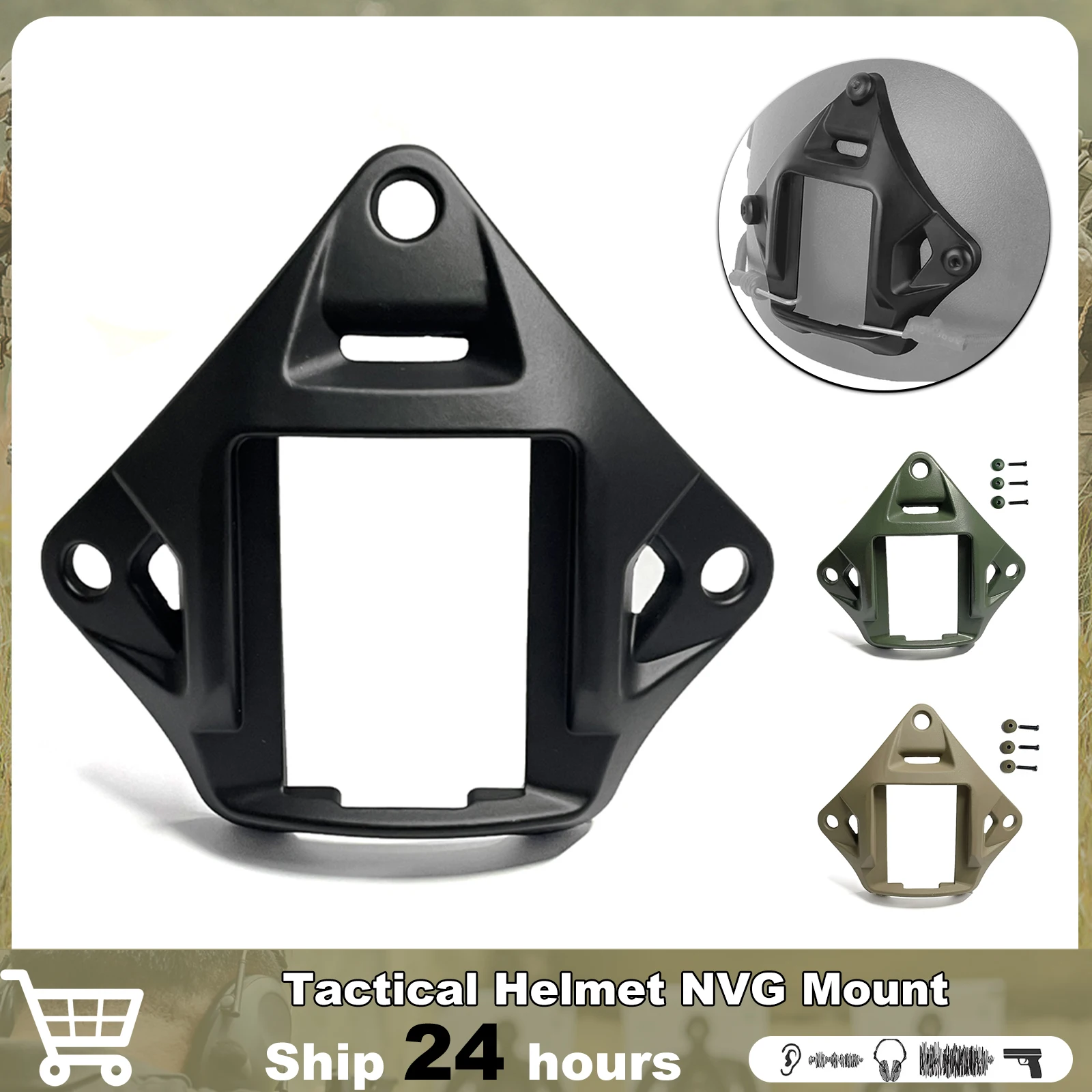 NEW Upgrade Tactical Helmet Mount Night Vision Aluminum Alloy NVG Mount FAST Helmet Accessories For ACH MICH PASGT Helmet