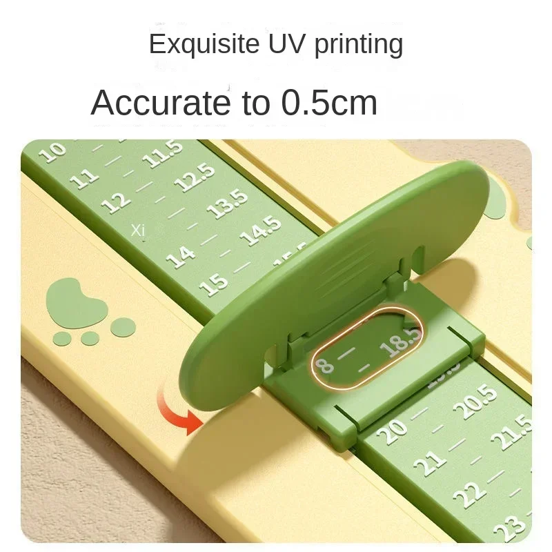 Baby Foot Measuring Device Household Universal Kids Shoe Inner Length Measuring Device  Height Ruler Baby Shoe Buying Tool