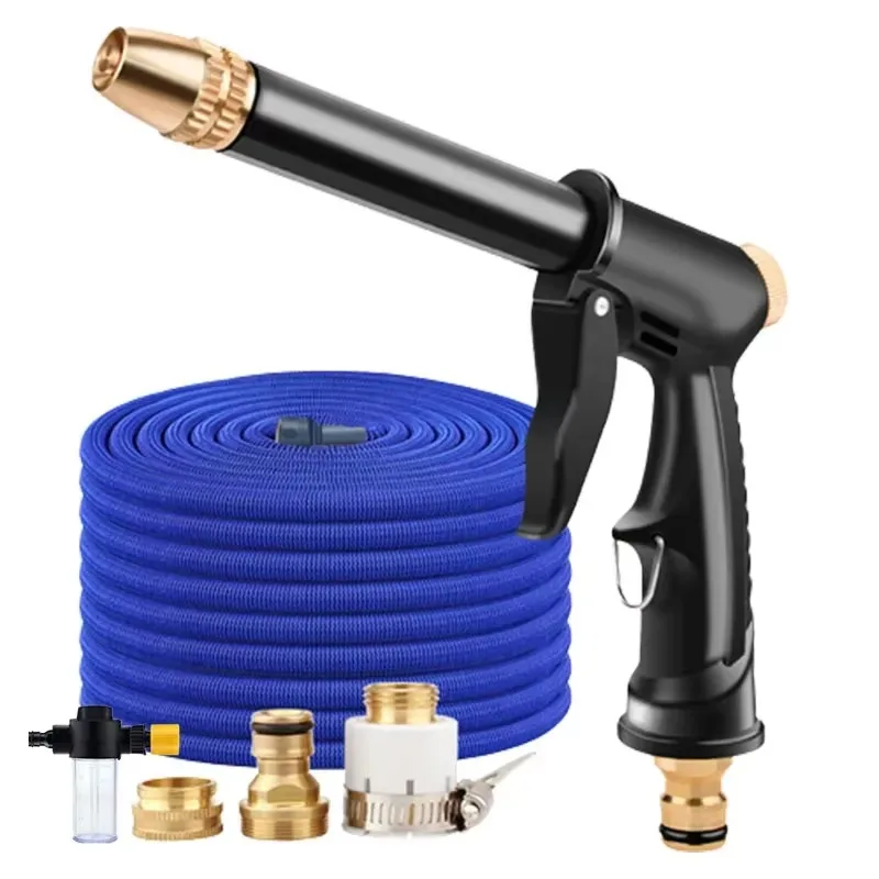 Car Wash Water Gun High Pressure Telescopic Home Hose Flushing Snow Foam Garden Watering Water Accsesories Car Cleaning Washer