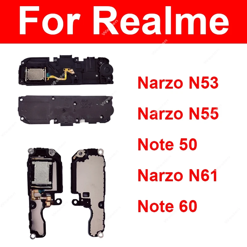 Altavoz Inferior de Repuesto para Realme Narzo N53 N55 N61 Note 50 60 4G, Altavoz de Sonido, Timbre