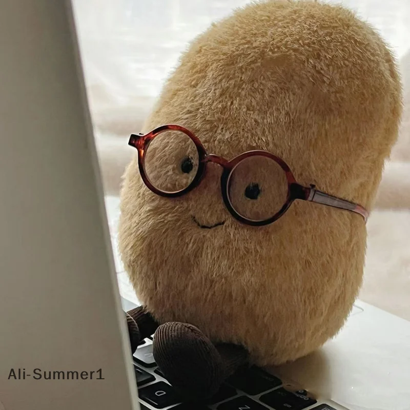 【E】漫画ポテトぬいぐるみキーホルダーかわいい食べ物ぬいぐるみペンダント車のキーリングバックパックバッグデコレーション子供ギフト