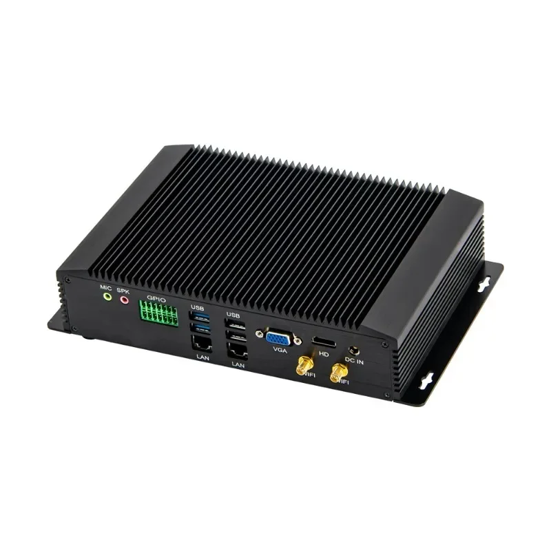 10th generation i5i7 mini fanless computer 10510u dual gigabit network 6 strings, industrial dustproof embedded