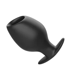 Nettoyeur de Bidet Portable en Silicone Noir, Buse de Lavage Hygiénique, Tuyau de Douche, Lavement, Douche Creuse, Bouchon Anal, Liquide Anti-fuite, 1 Pièce