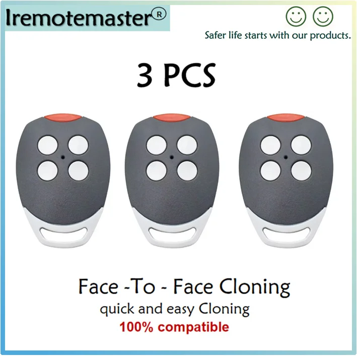 3 pcs Compatible DITEC GOL4C 433.92 mhz Fixed Code garage door Remote Control Face to Face Copy Gate door Opener Transmitter