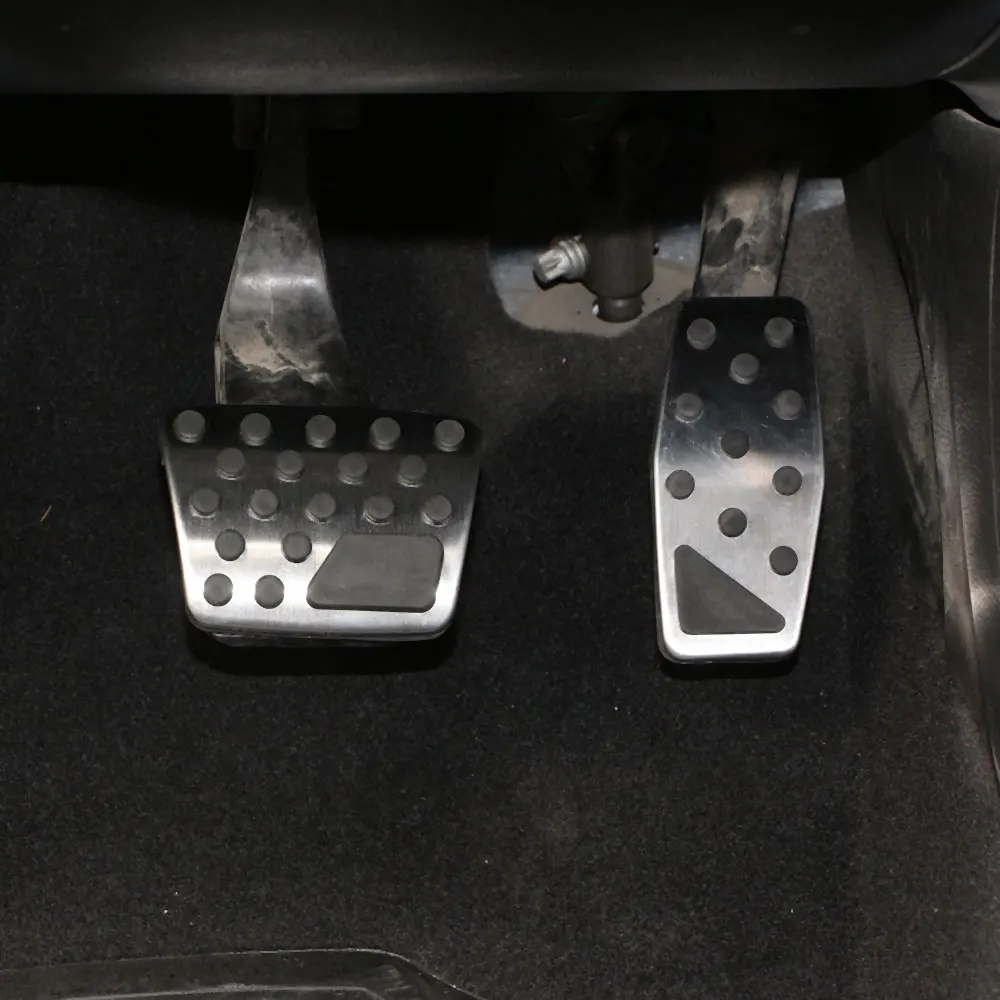 Gas Brake Pedal Cover for Jeep Compass 2018-2020 Renegade BU 2015-2025 Non-slip Accelerator Foot Pedal Trim Interior Accessories