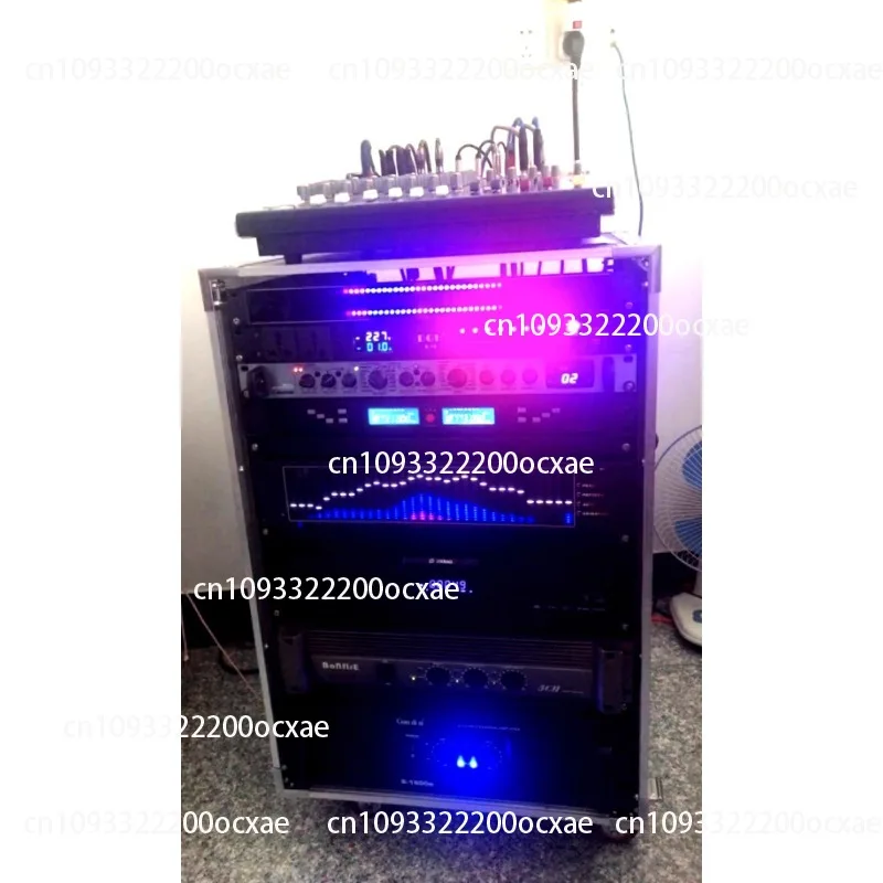 2U 3U Rack RGB Musik Spektrum Fernbedienung Sprachsteuerung Line Control Animation Uhr Vollfarbe LED128X32