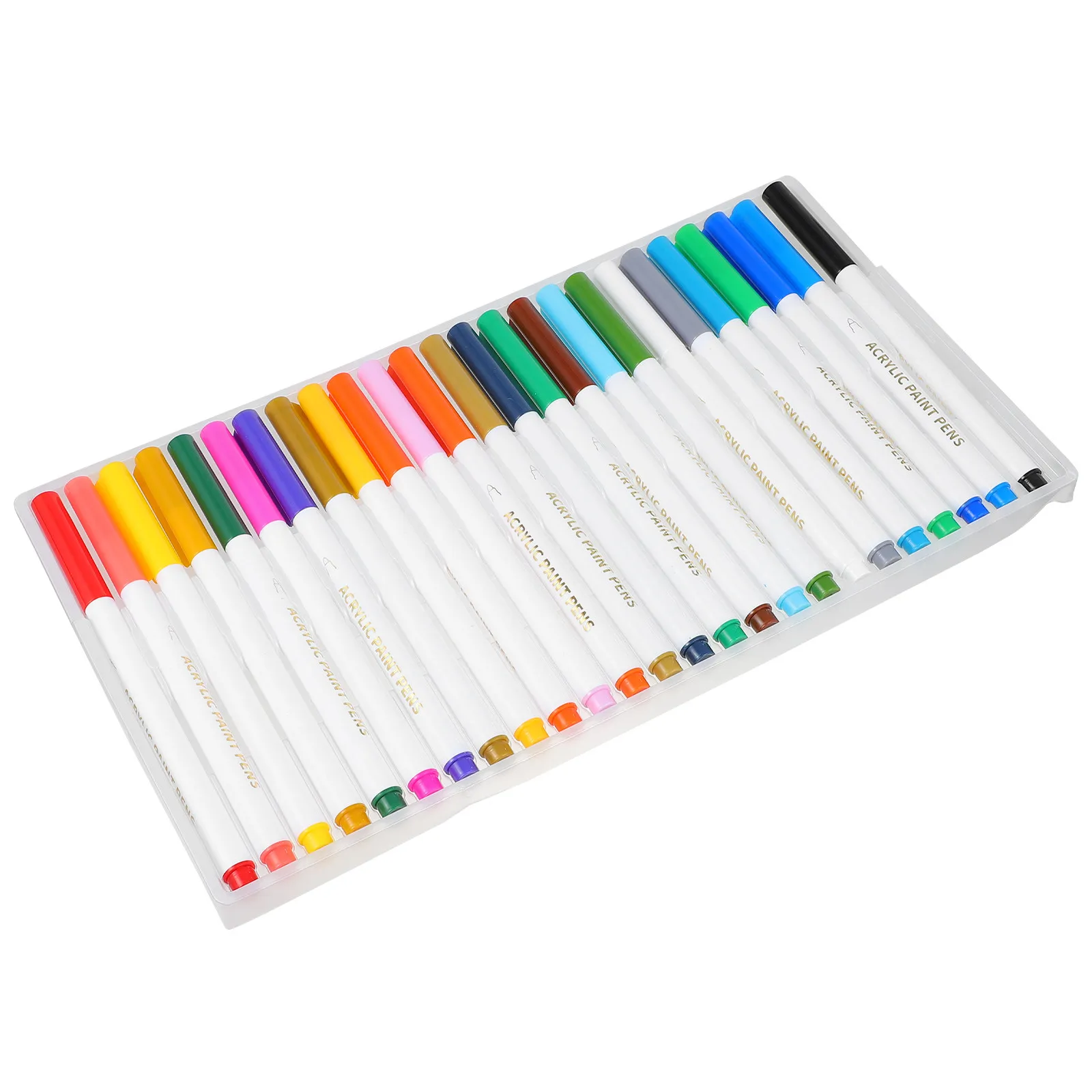 25Pcs Acrylic Color Pens High Quality Water-Soluble Graffiti Drawing Marking Pens Smooth Writing Art Markers for Journaling