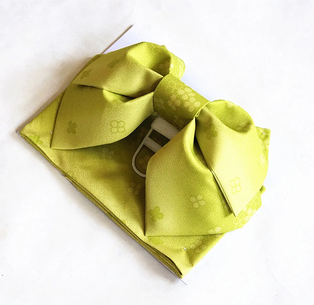 Traditional Japanese Kimono Belt Women's Style  Knot Fixed Shape Floral Patterned Kimono Waist Seal 2023 Spring Coll...