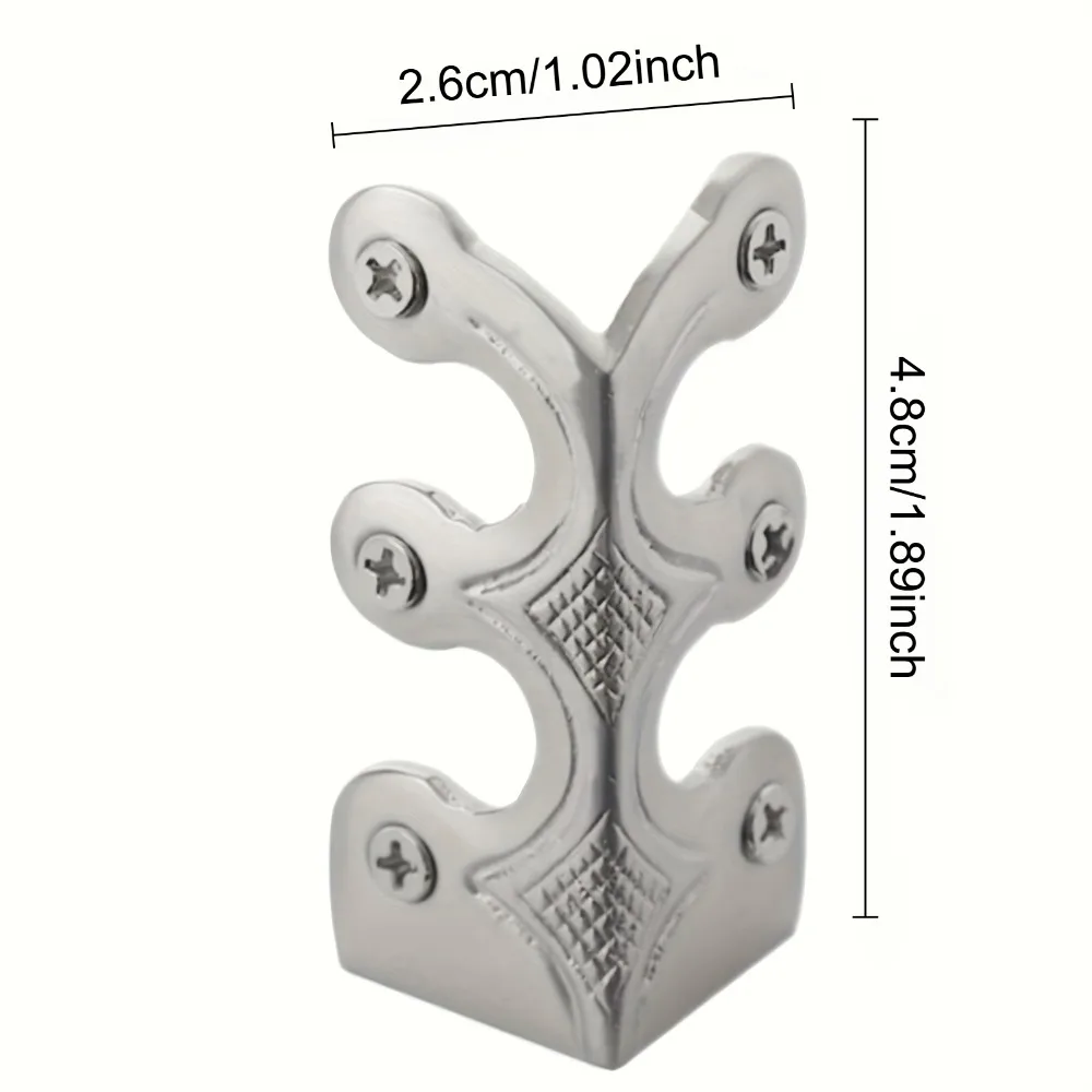 10pcs Skirting Board Corner Protective Cover, Solid Metal Corner Board Corner, Suitable for Decoration in Living Rooms, Bedrooms - view 3
