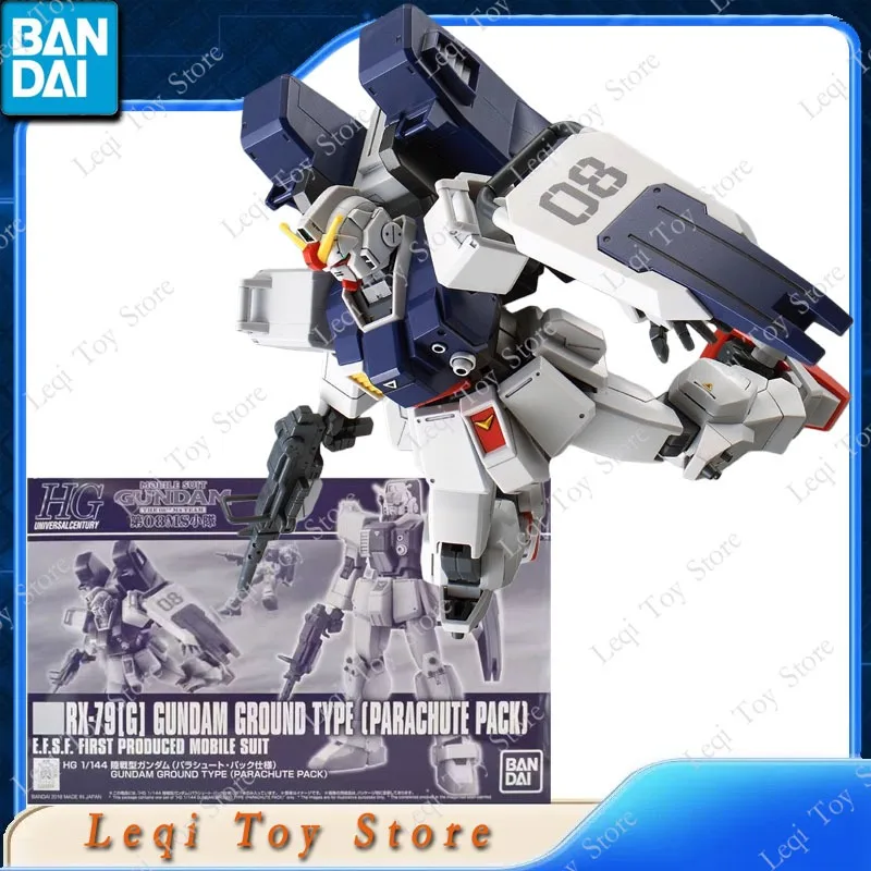 

Bandai Original Genuine HG RX-79G GUNDAM GROUND TYPE PARACHUTE PACK Action Anime Figures Toys Kids Gift Assembly Model Ornaments