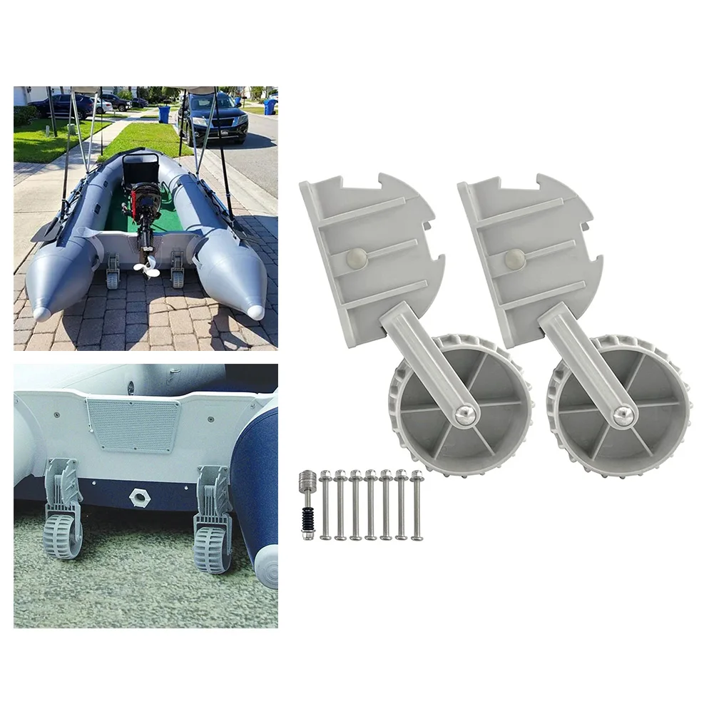 

Откидные выдвижные колеса для лодок с нейлоновыми ребрами, колеса для запуска буксирной лодки, винтовые откидные выдвижные колеса для лодок, детали лодок