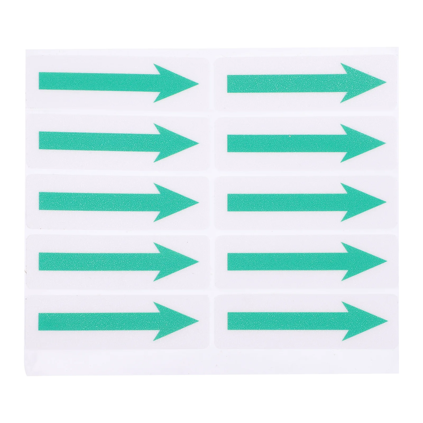 

10 Pcs Direction Stickers Signs Adhesive Arrow Floor Decal for Pvc Self-adhesive Instructions Wall