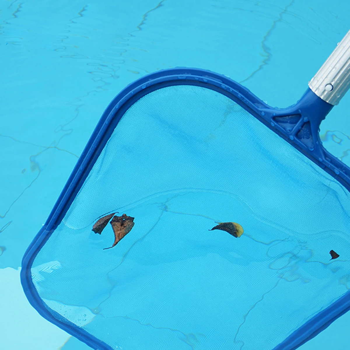 

Swimming Pool Water Leaves Net Cleaning Tool Pond Leaf Rake Mesh Frame Net Skimmer Cleaner 43x30cm