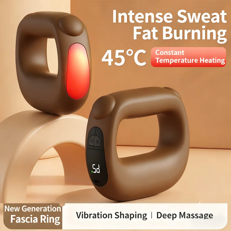 

Портативное вибрационное фасциальное массажное кольцо, мини-встряхивающая машина для плеч, шеи, спины, облегчение боли, массажер для йоги ​