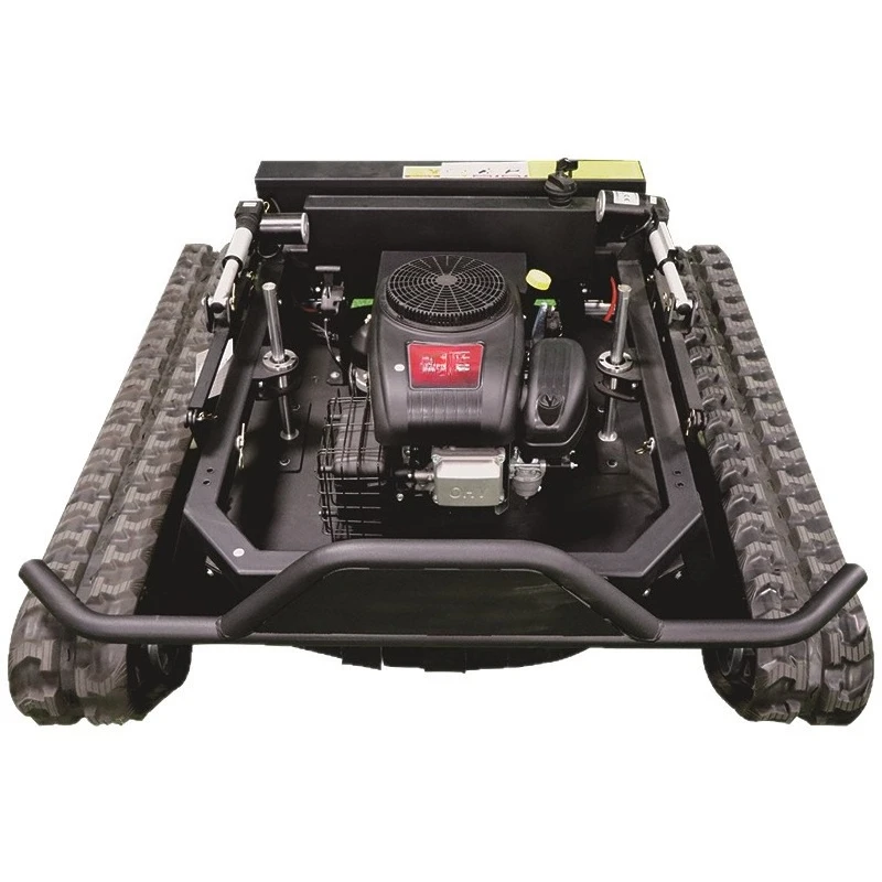 Open up wasteland orchard broken grass high-horsepower mowing automatic wireless remote control crawler lawn mower