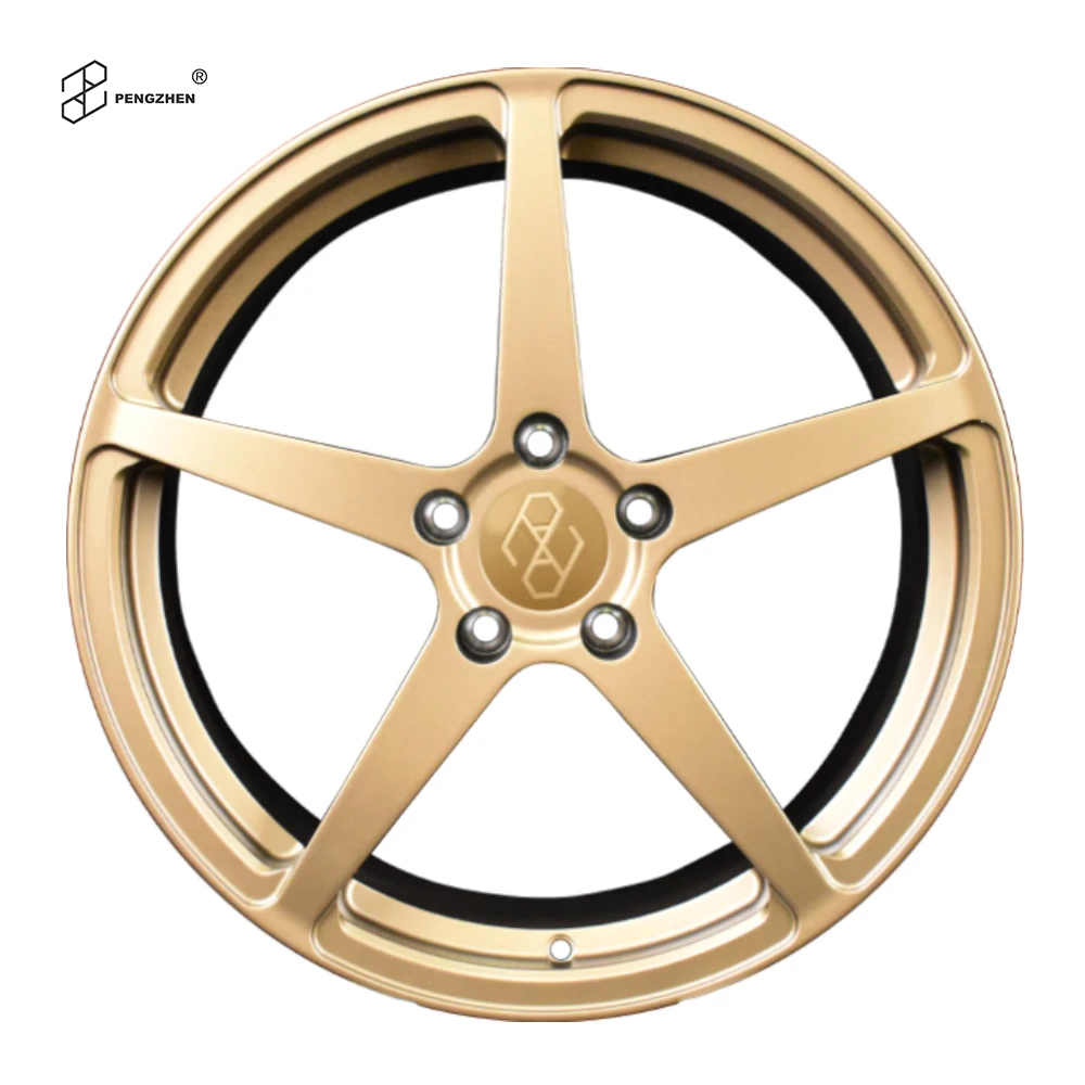 For  Five Spoke Matte Bronze 20 22 Inch 5x114.3 Car Wheels for Mustang