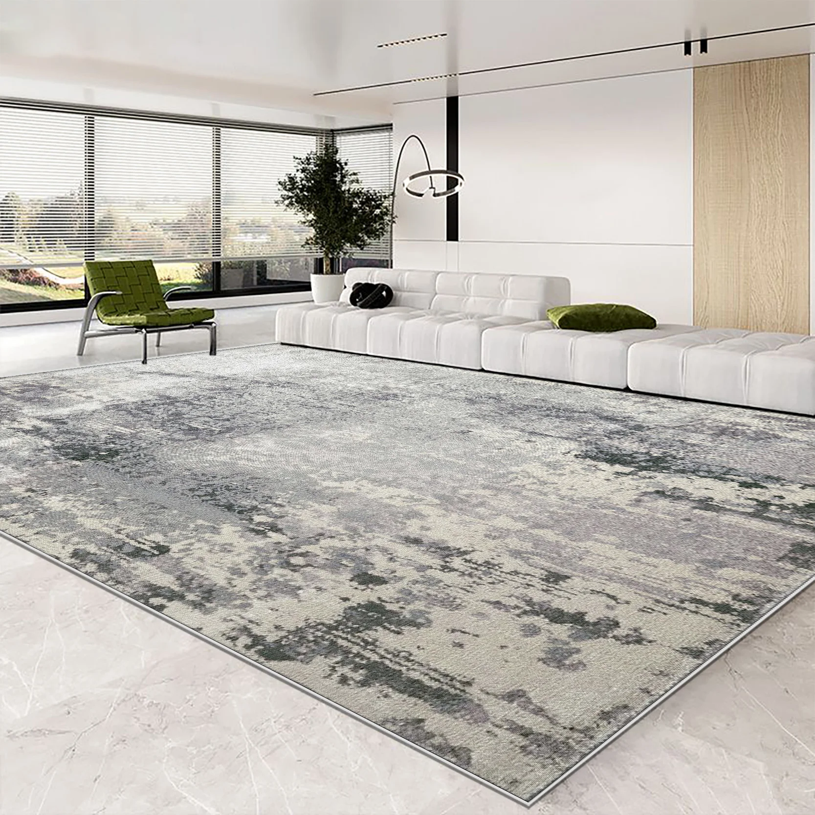 Easy Clean Abstract Style Carpet Living Room Non-slip Bedroom Decor Floor Mat Large Area Sofa Table Area Rugs Customizable Ковер