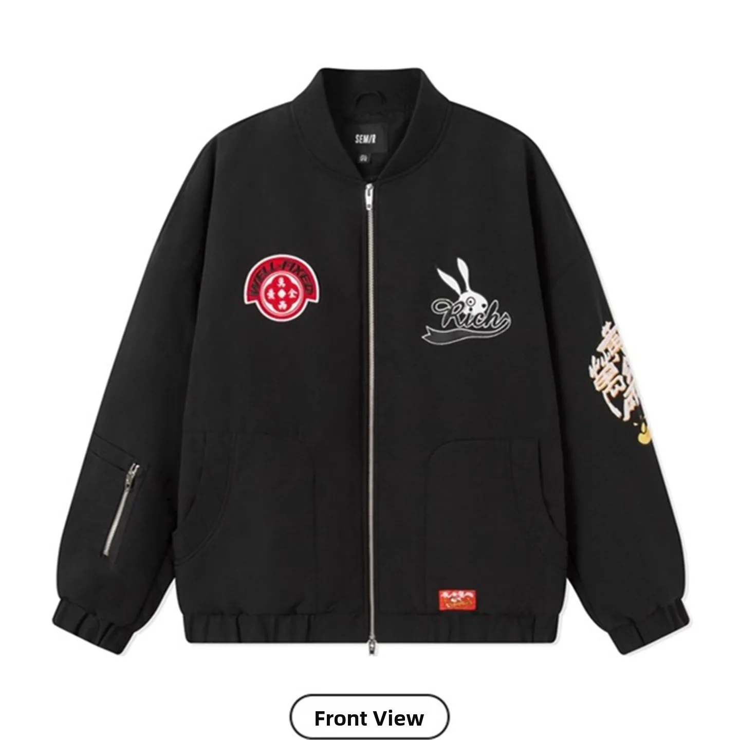 

Warmth Oversize Trendy Baseball Sle Men Women Cotton Jaet Autumn Winter Coat Polyester Fiber Long Sve A4