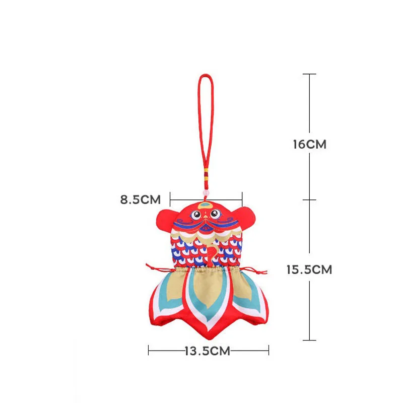 20pcs/Lot 10*14cm Handmade Cute Goldfish Perfume Sachet Empty Drawstring Bag Hanging Reusable Pouch Wedding Party Decoration