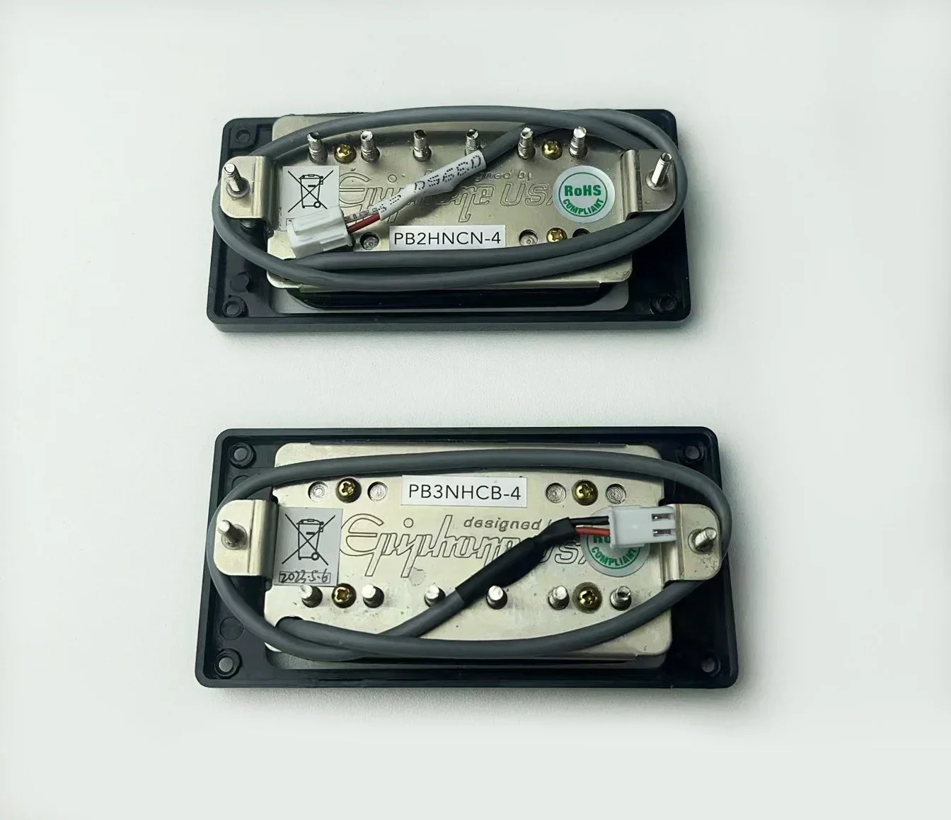 

Guitar Humbucker Pickup with 1T1V Wiring Harness Pre-Wired for Electric Guitar Replacement Sound Pickup Set