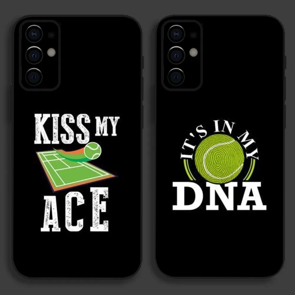 

Tennis Ball Sport Phone Case For Samsung S24,S21,S22,S23,S30,Ultra,S20,Plus,Fe,Lite,Note,10,9,5G Black Soft Cover