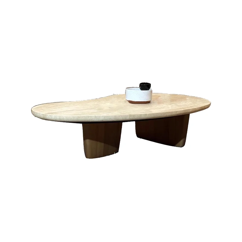 Wabi Sabi Mid Century Coffee Tables Design Japanese Nordic Rustic Coffee Tables Retro Table Basse Furniture Home